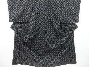 未使用品　七宝模様織り出しお召着物